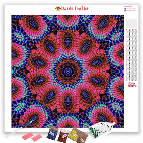 Image of MANDALA DESIGN 24 Diamond Painting Kit