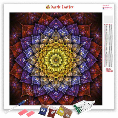 Image of MANDALA DESIGN 3 Diamond Painting Kit