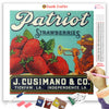 PATRIOT STRAWBERRIES VINTAGE Diamond Painting Kit