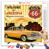 ROUTE66 TO ARIZONA VINTAGE Diamond Painting Kit