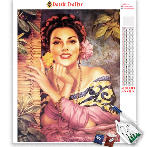 Image of WAITING FOR YOU VINTAGE Diamond Painting Kit