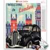 TRAVEL TO LONDON VINTAGE Diamond Painting Kit