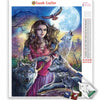 BEAUTY WITH WOLVES Diamond Painting Kit