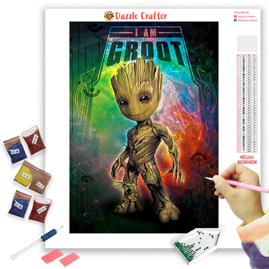 THE GROOT  Diamond Painting Kit