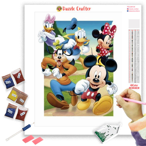 Image of MICKEY & FRIENDS Diamond Painting Kit