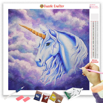 UNICORN WITH GRACE Diamond Painting Kit - DAZZLE CRAFTER