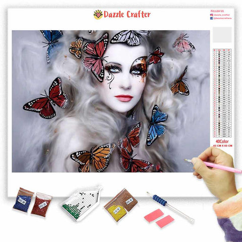 Image of BUTTERFLY DREAMS Diamond Painting Kit