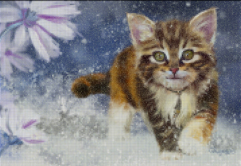 Image of SMART KITTEN  Diamond Painting Kit - DAZZLE CRAFTER