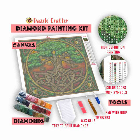 ABSTRACT TREE Diamond Painting Kit