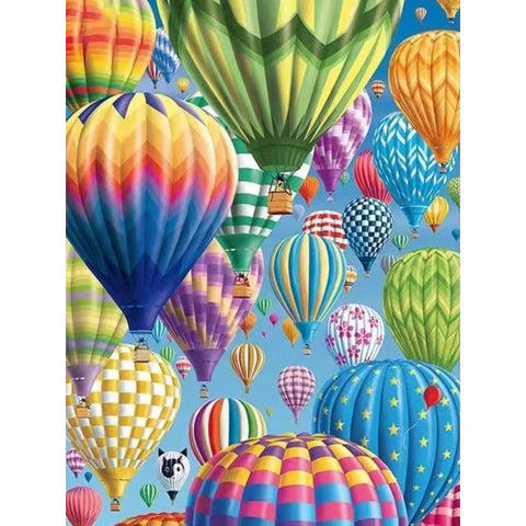 Image of PARACHUTES IN THE SKY Diamond Painting Kit