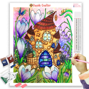 MINI MUSHROOM HOUSE KIDS Diamond Painting Kit