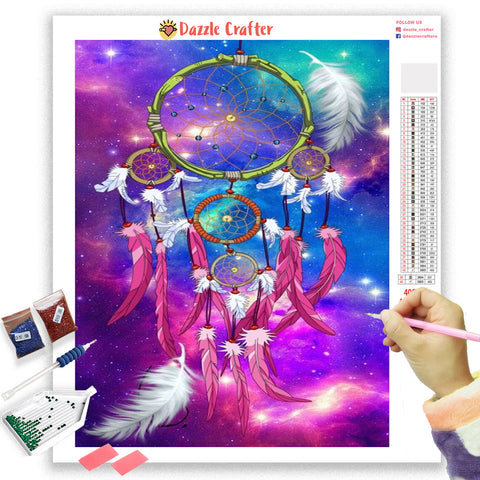 Image of PURPLE DREAMCATCHER Diamond Painting Kit