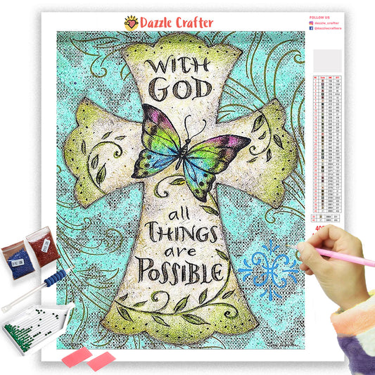 ALL THINGS POSSIBLE Diamond Painting Kit