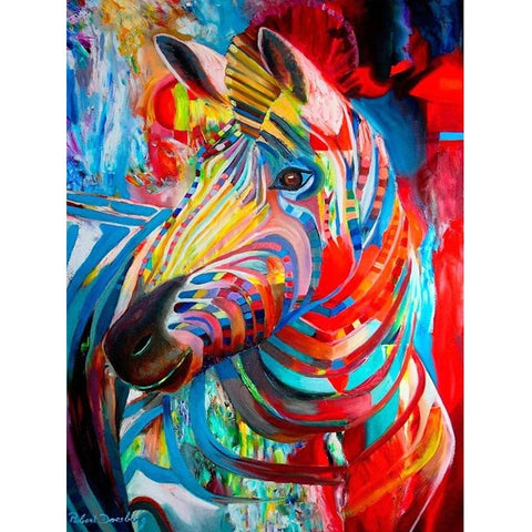 Image of ABSTRACT ART ZEBRA Diamond Painting Kit