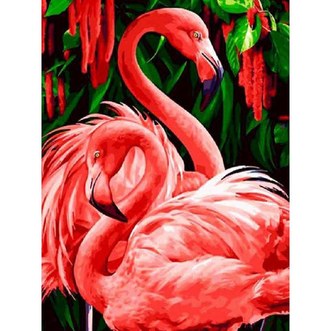 Image of DANCING FLAMINGOES Diamond Painting Kit