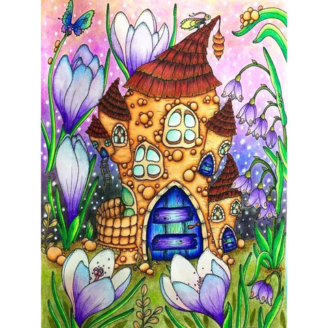 Image of MINI MUSHROOM HOUSE KIDS Diamond Painting Kit