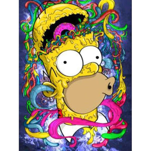 MR.SIMPSON PARTY STREAMERS  KIDS Diamond Painting Kit