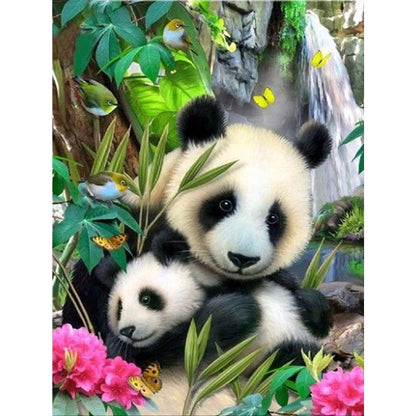 MOTHER AND BABY PANDA  Painting Kit