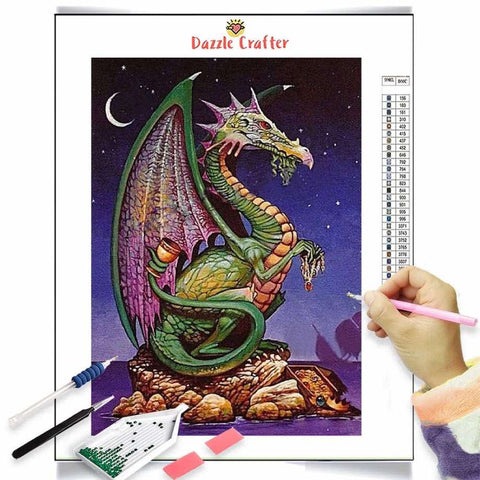 FANTASY DINOSAUR Diamond Painting Kit – DAZZLE CRAFTER