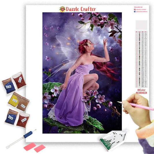 LILAC ANGEL Diamond Painting Kit