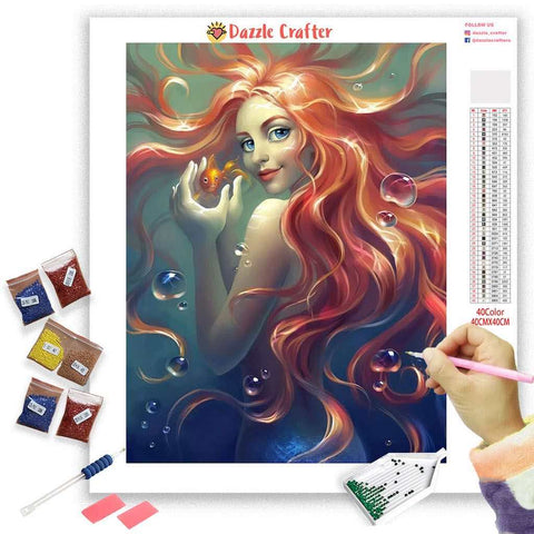 Image of RED HAIR VIXEN  Diamond Painting Kit