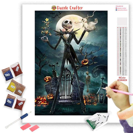 DASHING SKULL MAN Diamond Painting Kit