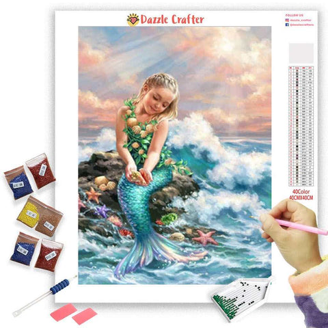 Image of LITTLE MERMAID  Diamond Painting Kit