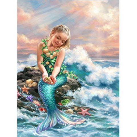 Image of LITTLE MERMAID  Diamond Painting Kit