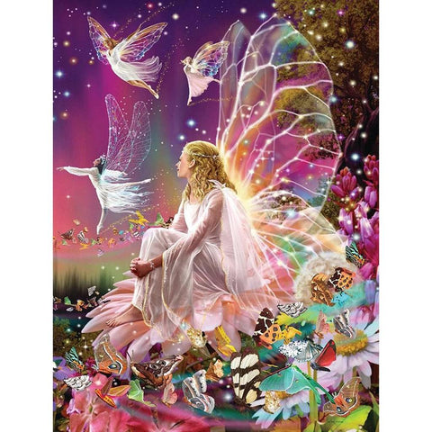 Image of RAINBOW FAIRY GIRL Diamond Painting Kit