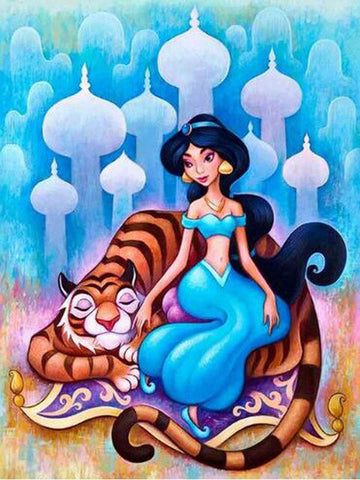 Image of PRINCESS JASMINE ALADDIN Diamond Painting Kit