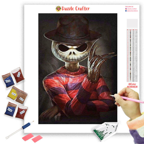 Image of CASANOVA SKULL Diamond Painting Kit - DAZZLE CRAFTER