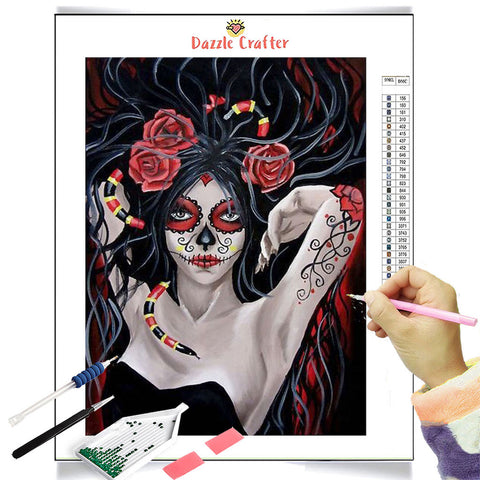 Image of SERPENT LADY Diamond Painting Kit