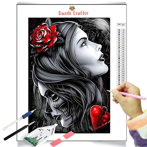 Image of REVEALING THE OTHER FACE  Diamond Painting Kit
