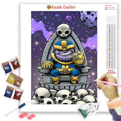 Image of THE SKULL KING Diamond Painting Kit