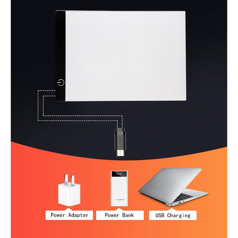 Image of A4 LED Diamond Painting Lightpad Tablet - DAZZLE CRAFTER