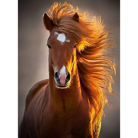 Image of SPIRITED HORSE Diamond Painting Kit