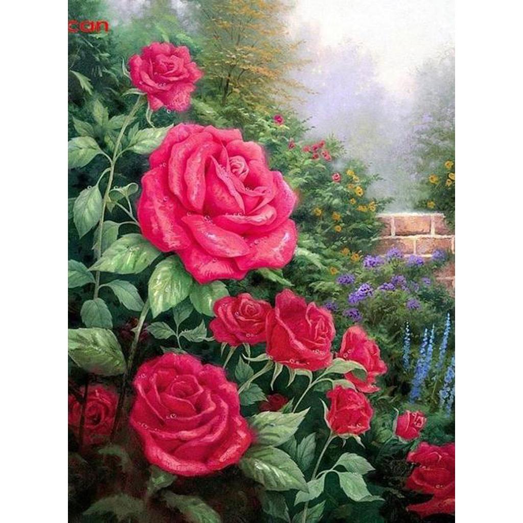 RED ROSES Diamond Painting Kit - DAZZLE CRAFTER