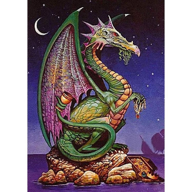 FANTASY DINOSAUR Diamond Painting Kit