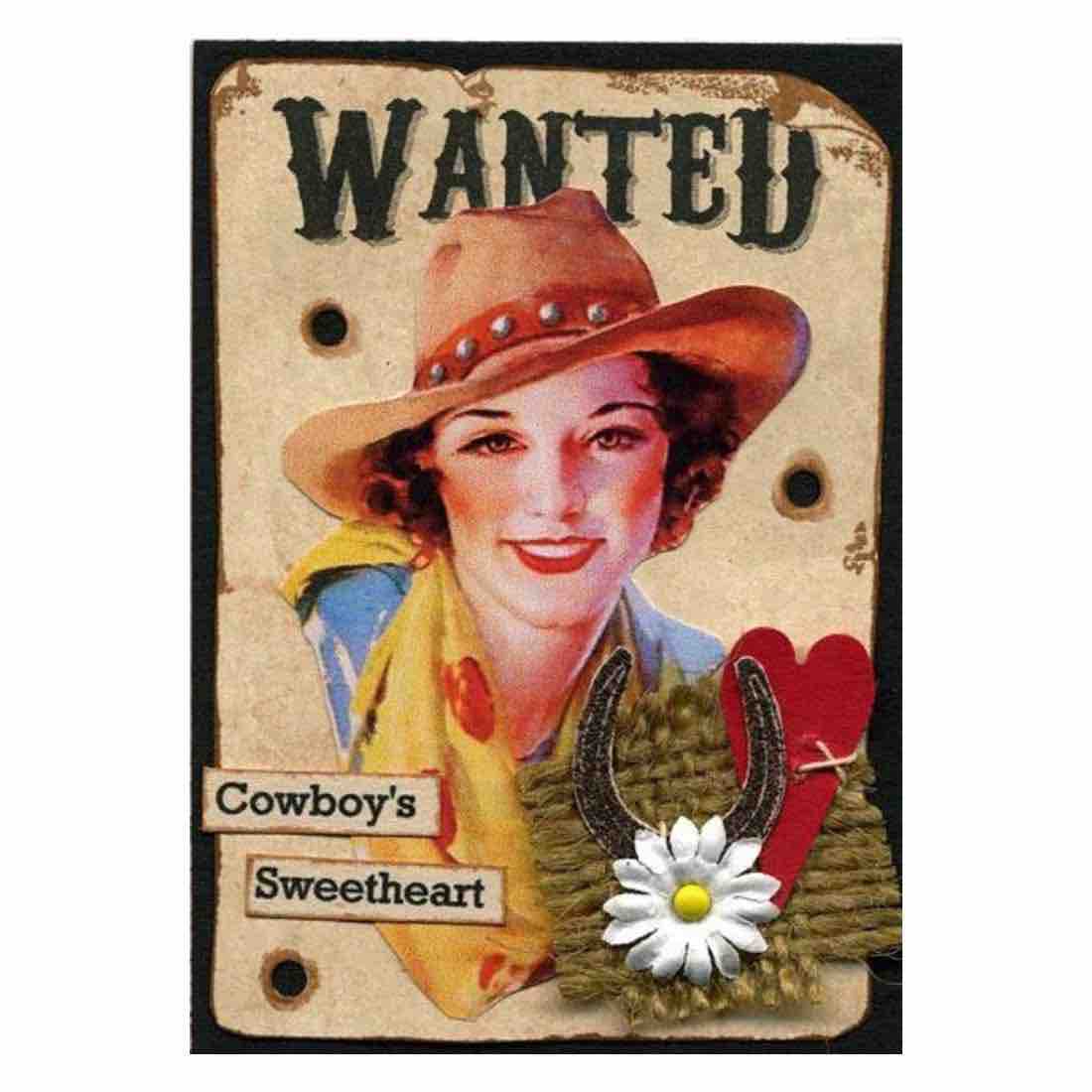 COWBOY'S SWEETHEART  Diamond Painting Kit