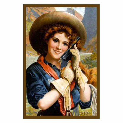 TEXAS GIRL VINTAGE Diamond Painting Kit