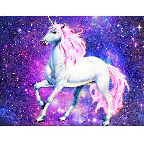 UNICORN IN THE GALAXY Diamond Painting Kit - DAZZLE CRAFTER