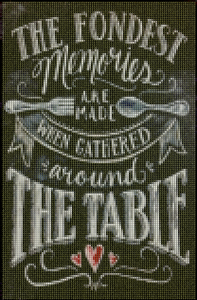 CHALKBOARD QUOTES - FONDEST MEMORIES Diamond Painting Kit - DAZZLE CRAFTER