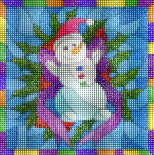 HAPPY SNOWMAN Diamond Painting Kit - DAZZLE CRAFTER