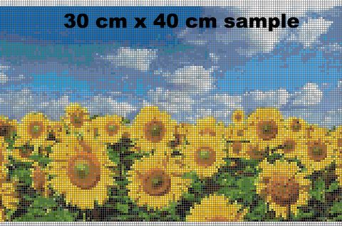 Image of SUNFLOWER FIELD Diamond Painting Kit - DAZZLE CRAFTER