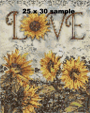 Image of Sunflower Love Diamond Painting Kit - DAZZLE CRAFTER
