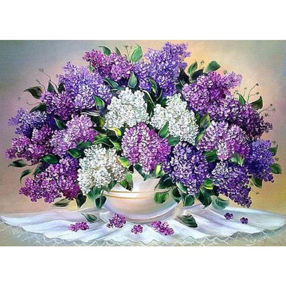 PURPLE LAVENDER BOUQUET Diamond Painting Kit - DAZZLE CRAFTER