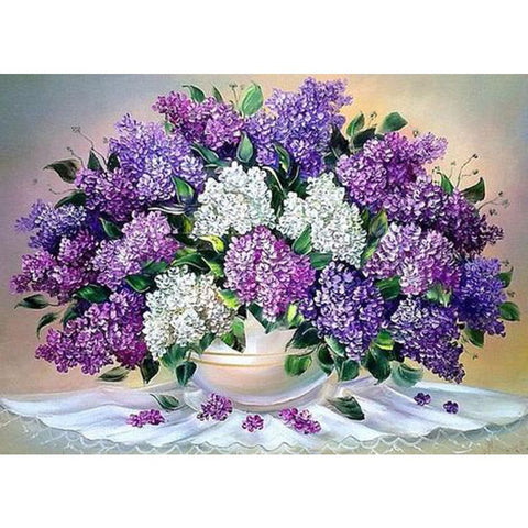 Image of PURPLE LAVENDER BOUQUET Diamond Painting Kit - DAZZLE CRAFTER