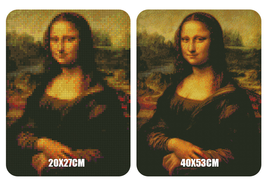 VINTAGE PAINTING OF MONALISA Diamond Painting Kit - DAZZLE CRAFTER