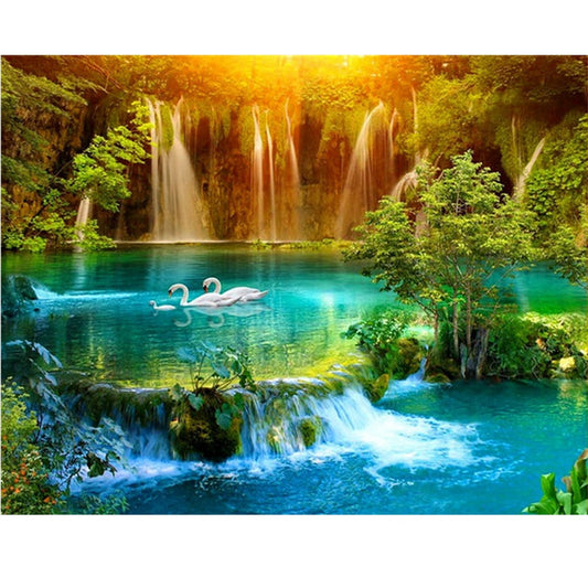 Waterfall Diamond Painting Kit - DAZZLE CRAFTER