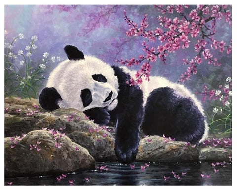Image of Sleeping Panda Diamond Painting Kit - DAZZLE CRAFTER